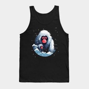 Snow Monkey Fathers Day Tank Top